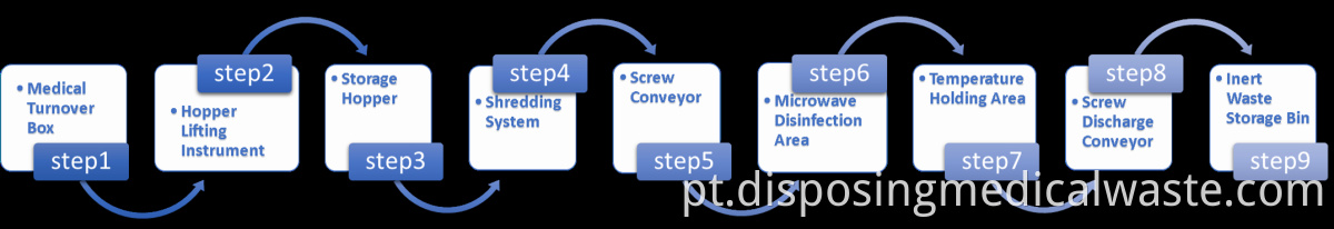 Microwave disinfection process